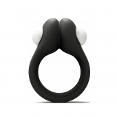 Черное эрекционное кольцо Zippy Vibrating Ring With Bullet - Adrien Lastic - в Сергиевом Посаде купить с доставкой