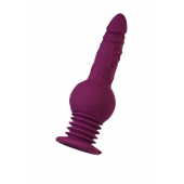 Фиолетовая мини-машина для секса Striker с пультом ДУ - 23,5 см. - ToyFa - купить с доставкой в Сергиевом Посаде