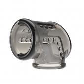 Дымчатая насадка на пенис и мошонку - Baile - в Сергиевом Посаде купить с доставкой