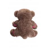 Бондажный набор: бурый мишка с розовыми оковами и наручниками - Pecado - купить с доставкой в Сергиевом Посаде