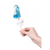 Голубой леденец в форме члена со вкусом блю кюрасао - 80 гр. - Sosuчki - купить с доставкой в Сергиевом Посаде