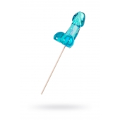 Голубой леденец в форме члена со вкусом блю кюрасао - 80 гр. - Sosuчki - купить с доставкой в Сергиевом Посаде