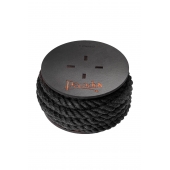 Черная веревка для шибари на катушке - 5 м. - Pecado - купить с доставкой в Сергиевом Посаде