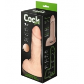 Телесный фаллоудлинитель с мошонкой Cock Next - 19 см. - LOVETOY (А-Полимер) - в Сергиевом Посаде купить с доставкой