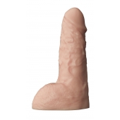 Телесный фаллоудлинитель с мошонкой Cock Next - 19 см. - LOVETOY (А-Полимер) - в Сергиевом Посаде купить с доставкой