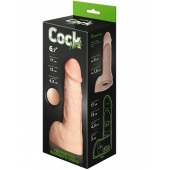 Телесный фаллоудлинитель с мошонкой Cock Next - 17 см. - LOVETOY (А-Полимер) - в Сергиевом Посаде купить с доставкой