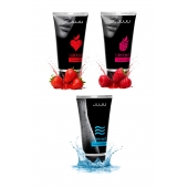 Набор из 3 лубрикантов JUJU (увлажняющий, клубника, малина) - JuJu - купить с доставкой в Сергиевом Посаде