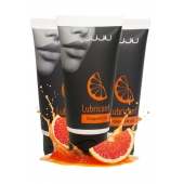 Набор из 3 съедобных лубрикантов JUJU со вкусом грейпфрута - JuJu - купить с доставкой в Сергиевом Посаде