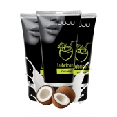 Набор из 3 съедобных лубрикантов JUJU со вкусом кокоса - JuJu - купить с доставкой в Сергиевом Посаде