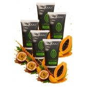 Набор из 5 съедобных лубрикантов JUJU со вкусом тропических фруктов - JuJu - купить с доставкой в Сергиевом Посаде