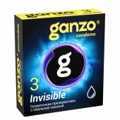 Супертонкие презервативы Ganzo Invisible - 3 шт. - Ganzo - купить с доставкой в Сергиевом Посаде