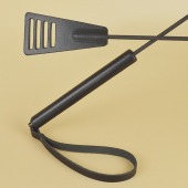 Черный кожаный стек «Сириус» - 60 см. - Sitabella - купить с доставкой в Сергиевом Посаде