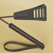 Черный кожаный стек «Сириус» - 60 см. - Sitabella - купить с доставкой в Сергиевом Посаде