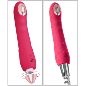 Малиновая насадка на душ с вибрацией Showers to orgasm - 20,1 см. - Orion - купить с доставкой в Сергиевом Посаде