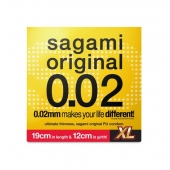 Презерватив увеличенного размера Sagami Original 0.02 XL-size - 1 шт. - Sagami - купить с доставкой в Сергиевом Посаде