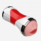 Двусторонний мастурбатор в колбе Power Grip Cup - вагина и ротик - Boys of Toys - в Сергиевом Посаде купить с доставкой