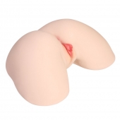 Мастурбатор-полуторс с двойным слоем материала и вибрацией Jenny Onahole Real Hips - KOKOS - в Сергиевом Посаде купить с доставкой