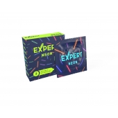 Светящиеся в темноте презервативы Expert Neon - 3 шт. - Expert - купить с доставкой в Сергиевом Посаде