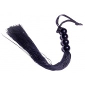 Черная силиконовая плеть - 37 см. - Boys of Toys - купить с доставкой в Сергиевом Посаде