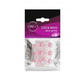 Прозрачная сквозная насадка на пенис с цветными шариками - Erowoman-Eroman - в Сергиевом Посаде купить с доставкой