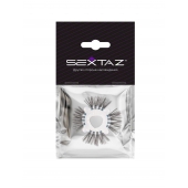 Эластичное эрекционное кольцо с черными «ресничками» - Sextaz - в Сергиевом Посаде купить с доставкой