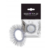 Круглое эрекционное кольцо с «ресничками» - Sextaz - в Сергиевом Посаде купить с доставкой