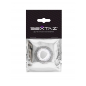 Эластичное эрекционное кольцо с длинными черными «ресничками» - Sextaz - в Сергиевом Посаде купить с доставкой
