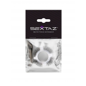 Эластичное кольцо с «ресничками» и 4 шариками - Sextaz - в Сергиевом Посаде купить с доставкой