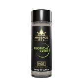 Массажное масло c ароматом тропических фруктов Massage Oil - 100 мл. - HOT - купить с доставкой в Сергиевом Посаде