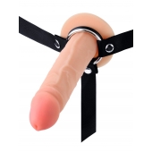 Мужской полый страпон на регулируемых ремнях - 18,5 см. - Sex Expert - купить с доставкой в Сергиевом Посаде