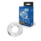 Прозрачное эрекционное кольцо-бублик - Sex Expert - в Сергиевом Посаде купить с доставкой