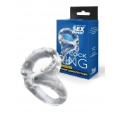 Прозрачное двойное эрекционное кольцо - Sex Expert - в Сергиевом Посаде купить с доставкой