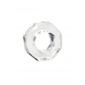 Прозрачное эрекционное кольцо в форме гайки - Sex Expert - в Сергиевом Посаде купить с доставкой