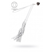 Белая кожаная плеть - 50 см. - Pecado - купить с доставкой в Сергиевом Посаде