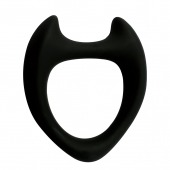 Черное эрекционное кольцо с рожками Wooomy Toro M - Adrien Lastic - в Сергиевом Посаде купить с доставкой