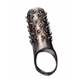 Дымчатая насадка на пенис с выпуклостями - 12 см. - Sex Expert - в Сергиевом Посаде купить с доставкой