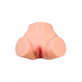 Телесный реалистичный мастурбатор-полуторс с 2 любовными входами - No Name - в Сергиевом Посаде купить с доставкой