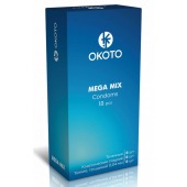 Презервативы OKOTO Mega Mix - 18 шт. - Sitabella - купить с доставкой в Сергиевом Посаде
