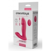 Розовый вибратор с возвратно-поступательными движениями Up And Down Vibe - Dream Toys