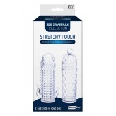 Набор из 2 прозрачных насадок на член Seductive Tickler Sleeves Set - NMC - в Сергиевом Посаде купить с доставкой