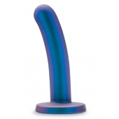 Синяя насадка с гладкой поверхностью Surrender 5.75 Inch Intermediate Pegging Dildo - 14,6 см. - Blush Novelties - купить с доставкой в Сергиевом Посаде