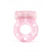Розовое эрекционное виброкольцо с бабочкой - 1137 - в Сергиевом Посаде купить с доставкой