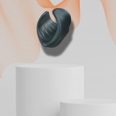 Серый сквозной мастурбатор с вибрацией Manwan Starter - Manwan - в Сергиевом Посаде купить с доставкой