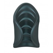 Серый сквозной мастурбатор с вибрацией Manwan Starter - Manwan - в Сергиевом Посаде купить с доставкой