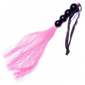 Розовая силиконовая плеть - 35,5 см. - Boys of Toys - купить с доставкой в Сергиевом Посаде