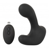 Черная анальная вибропробка с функцией расширения RC Butt Plug with 3 functions - Orion - в Сергиевом Посаде купить с доставкой