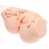 Телесный мастурбатор-полуторс Barbie - Naked Factory - в Сергиевом Посаде купить с доставкой