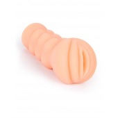 Телесный мастурбатор-вагина с эрекционными кольцами в комплекте - Sexy Girl - в Сергиевом Посаде купить с доставкой