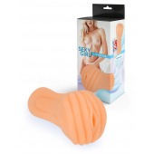 Эластичный мастурбатор в виде вагины телесного цвета - Sexy Girl - в Сергиевом Посаде купить с доставкой