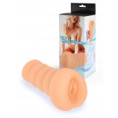 Телесный мастурбатор в виде вагины с узким входом - Sexy Girl - в Сергиевом Посаде купить с доставкой